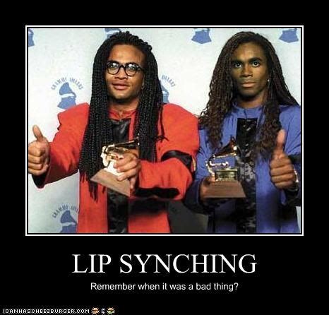 The biggest hoax in the music industry lip syncing has been a tradition in the music industry for decades but the duo. Lip Sync Memes and Friday Frivolity Linky Party - Munofore
