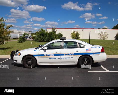 Nashville Metropolitan Police Department Car Nashville Tennessee Usa