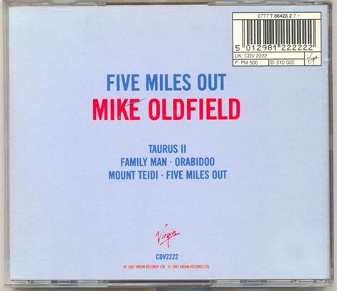 Five Miles Out Virgin Cd Mike Oldfield Worldwide Discography