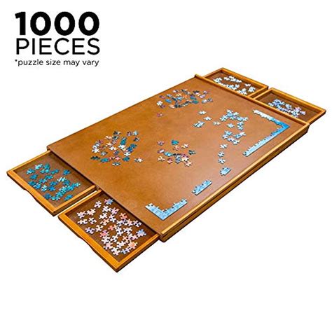 Jumbl Puzzle Board 23 X 31 Wooden Jigsaw Puzzle Table Wsmooth