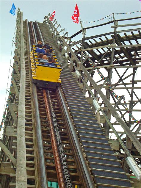 Playland Wooden Roller Coaster Playland The Pne Vancouv Flickr