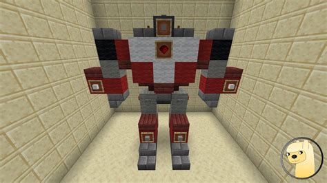 Minecraft How To Build Transformers War For Cybertron Sideswipe Robot