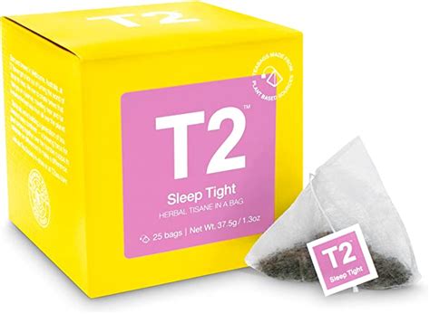 T2 Tea Sleep Tight Herbal Tea Tisane 25 Tea Bags In A Box 37g Uk Grocery