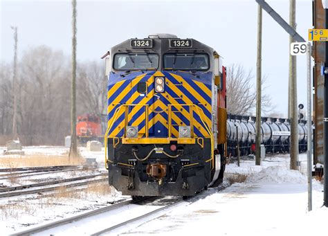 Railpicturesca Marc Dease Photo Crex1324 Leads Train 710 Into