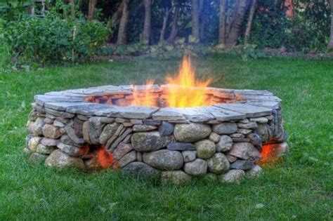 Your fire pit will require a propane gas source, whether using a typical bbq propane tank or stubbed hard for this, air intake is essential. Fire pit with warming/vent holes | Outdoor fire, Outdoor ...