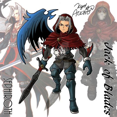 Fusion Sephirothjack Of Blades By Gengoro Akemori On Deviantart