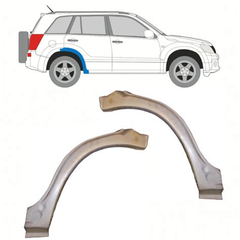 Suzuki Grand Vitara Voll Schweller Reparaturblech Rechts