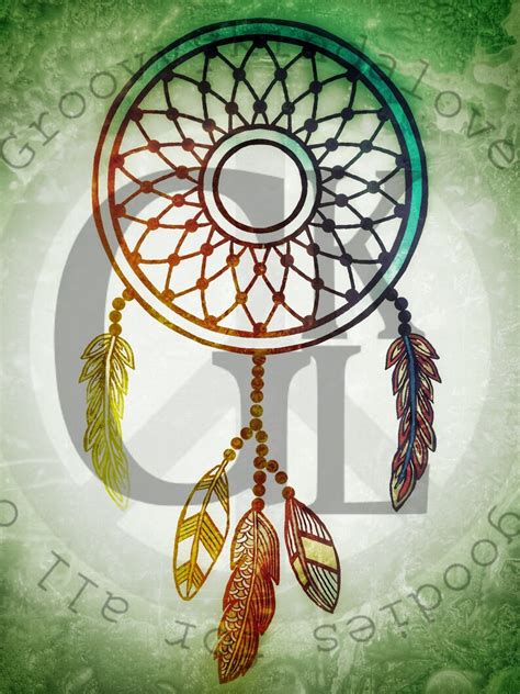 Dream Catcher Design Instant Download For Electronic Cutters Etsy