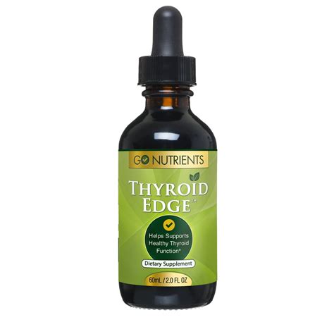 Thyroid Edge™ All Natural Thyroid Support Supplement 2 Oz Walmart