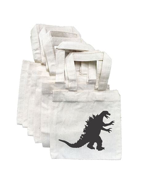 6 Godzilla Tratar Bolsas Godzilla Party Favor Bolsas Etsy