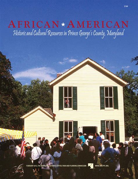African American Historic And Cultural Resources In Prince Georges