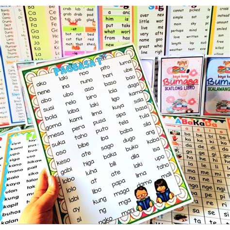 Reading Abakada Pagbasa Teacher Pher Bumasa Booklets Charts Sightwords