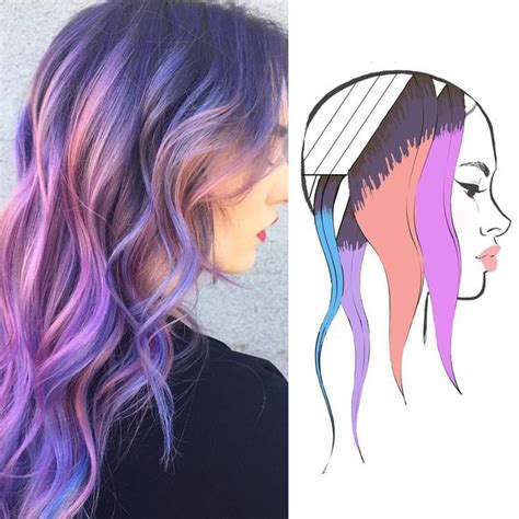 Hair Color Techniques Hair Painting Hair Color Placement
