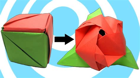 Modular Origami Magic Rose Cube Instructions Youtube