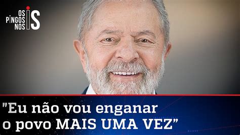 Lula sincerão promete não enganar mais o povo YouTube