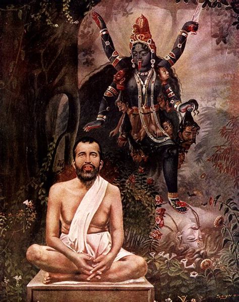 Ramakrishna Kali Deusa Deuses Indianos E Mitologia Indiana