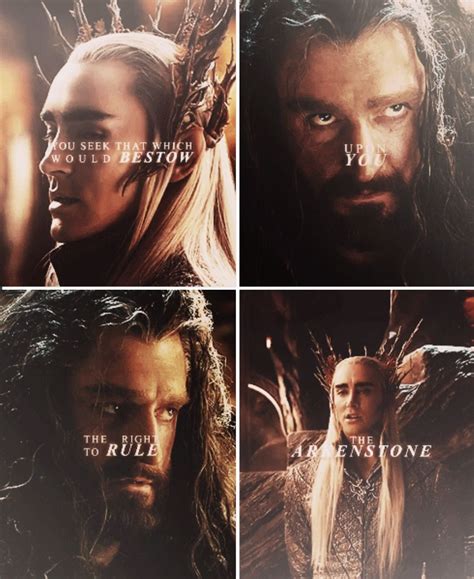 Thranduil And Thorin The Hobbit The Desolation Of Smaug The Hobbit