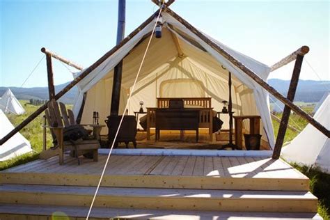 Not really what you described. Yellowstone Under Canvas Safari Tents and Tipis #honeymoon ...