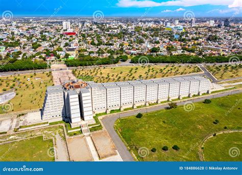 Santo Domingo Dominican Republic March 2020 Aerial Drone View Of