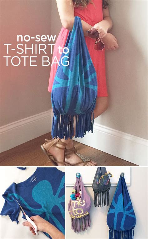 How To Upcycle Your T Shirt To A Tote Bag Upcycle Shirt Diy Clothes