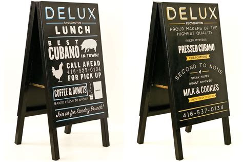 Blackboard Aboard Sandwichboard Sandwich Board Sign Board Design