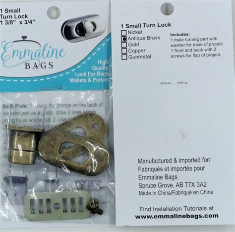 Small Turn Lock Emmaline Bags Turnlock Purse Hardware Etsy