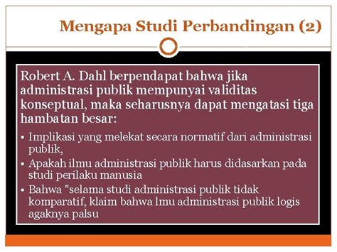 Dalam perumusan kebijakan negara dan karena itu. Defenisi Perbandingan Administrasi Publik : Https Media ...