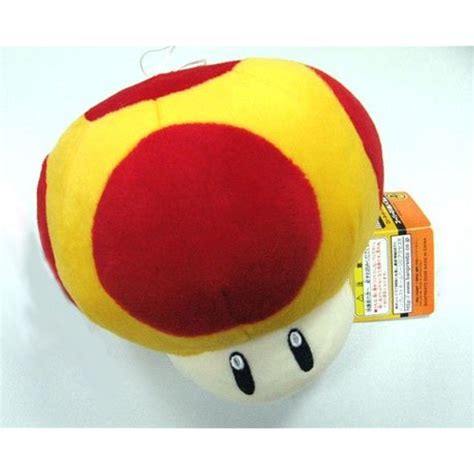 Nintendo Super Mario Bros Mushroom 8 Plush Doll Yellow Mega To
