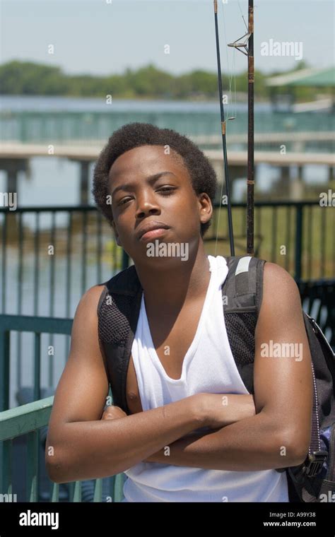 Young Black Teenage Boy With Attitude Stock Photo 4015927 Alamy