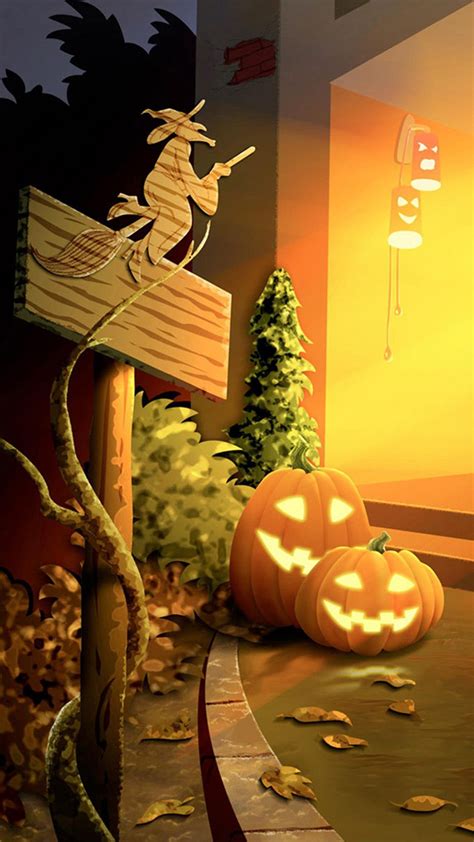 Fall Halloween Iphone Wallpapers Wallpaper Cave