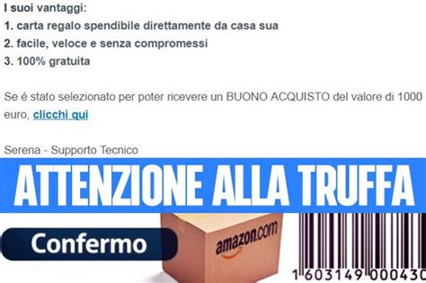 Amazon, attenzione alla truffa del finto buono sconto da 1000 euro