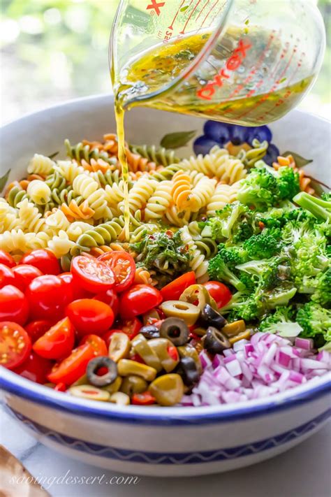 A similar one has been in my family for a while and is at every bbq or get together, that i can remember, so i had to make one that. Easy Pasta Salad Recipe-2 - Saving Room for Dessert