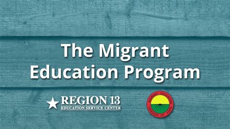What Is The Migrant Education Program Youtube