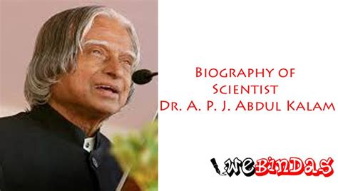 Aug 17, 2015 · photo: Biography of Scientist Dr A. P. J. Abdul Kalam | Scientist ...