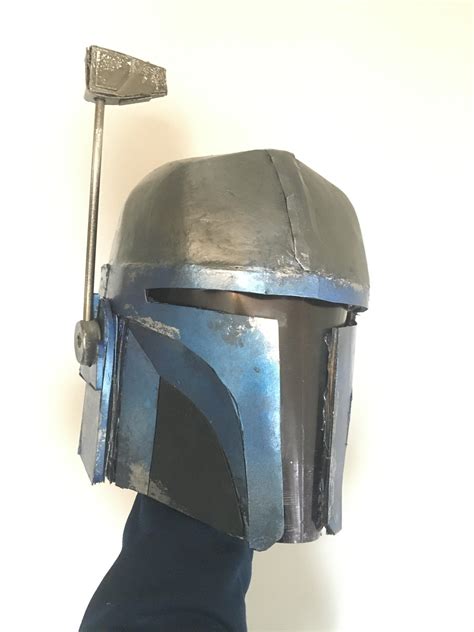 Heres A Cardboard Mandalorian Helmet I Made Rstarwars