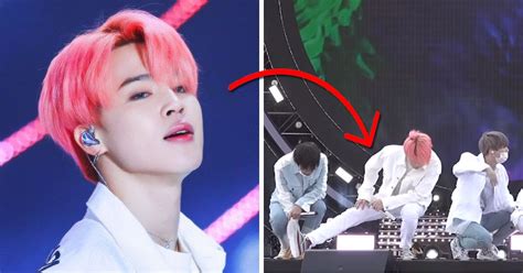 Jimin S Past Leg Injury Comes To Light Worries Fans