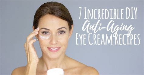 7 Incredible Diy Anti Aging Eye Cream Recipes Simple Pure Beauty