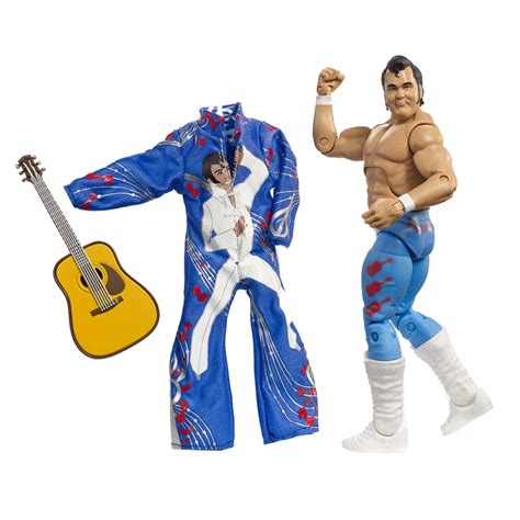 Wwe Elite Retrofest Series The Honky Tonk Man Action Figure 3 Count