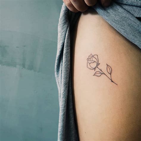 Easy Rose Tattoos