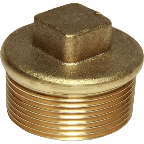 Brass Male Threaded Plug Fitting 1 12 Bsp