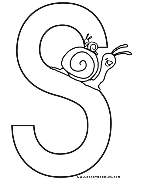 Coloring Pages Letter S