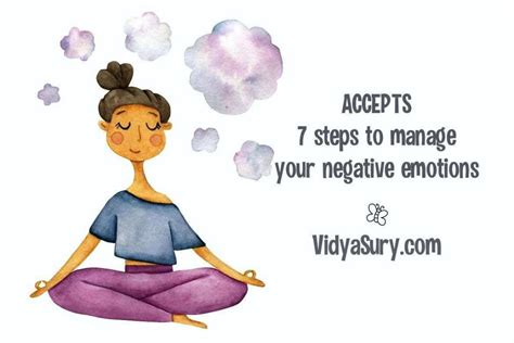 accepts 7 steps to manage your negative emotions in a healthy way vidya sury collecting smiles