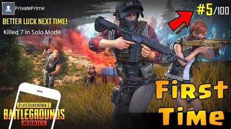 First Time Playing Pubg Mobile The First Bgmi Pubgm Video On