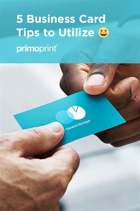 5 Tips For Using Business Cards Effectively Primoprint Blog