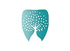 Wann ist es sinnvoll, einen zahn ziehen zu lassen? Zeichen, Zahn, Zahnarztpraxis, Zeichnung Baum, Logo ...