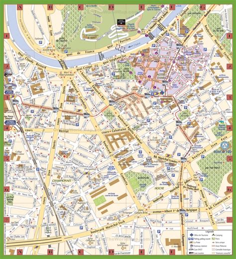 Grenoble Tourist Map
