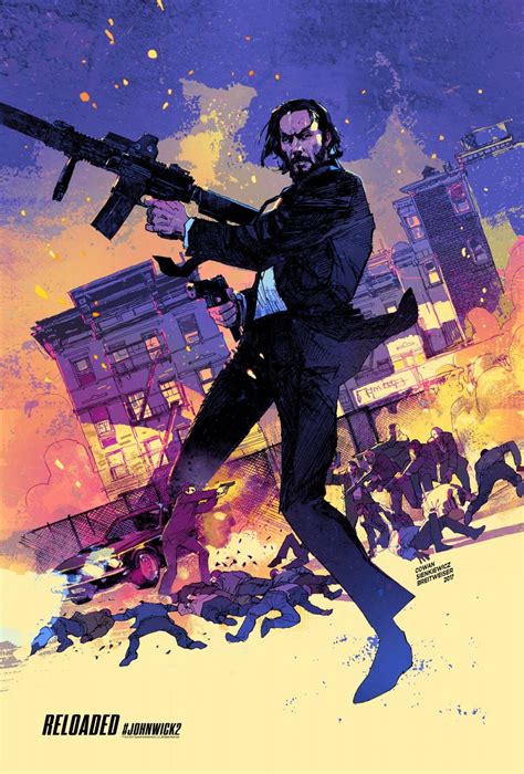 John Wick Chapter 2 Movie Poster 14 Comic Books Art Movie Posters