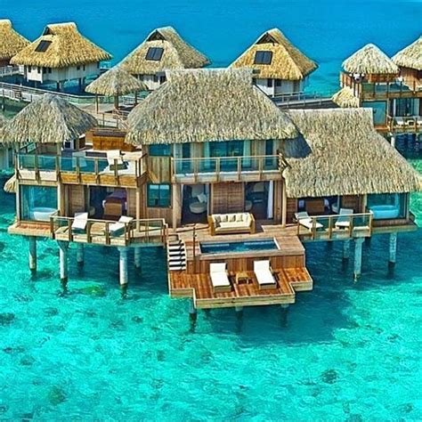 Emmaceski ♡ Dream Vacation Spots Vacation Places Overwater Bungalows