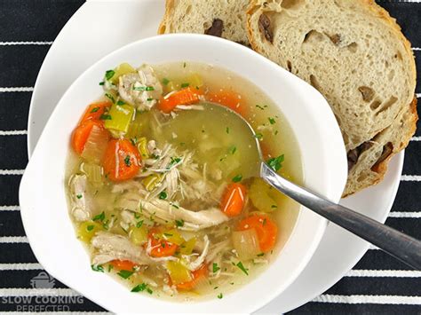 Healthy Slow Cooker Chicken Soup Slow Cooking Perfected