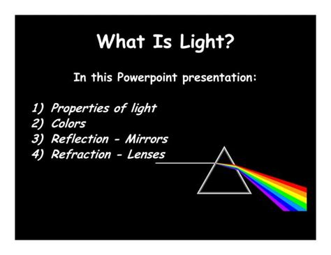 The Behavior Of Light On Different Substances